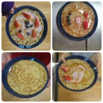 Mmm we had great fun decorating and eating our pancakes