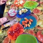 We tried lots of different fruit during our healthy eating week