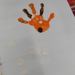 Another handprint autumn leaf to add to our display