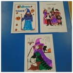 Our lovely Halloween colouring