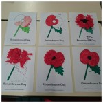 Look at our poppies for remembrance day, we will never forget.