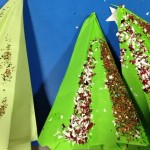 Look at our wonderful glittery Christmas Trees