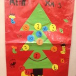 The Christmas Holiday Countdown has begun on our Advent tree made by the children