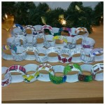 Our wonderful Paper chains ready to hang up