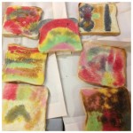 We went all creative with our toast.