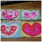 look at our lovely handprint hearts