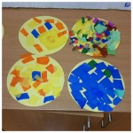We had fun collaging our own pancakes
