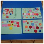 As we are now thankfully heading towards Spring we thought we would make some lovely colourful Spring Collages