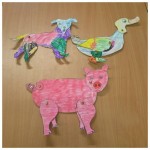 Carrying on with the EYFS farm topic we made some split pin animals on our craft club night