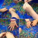 We all had great fun squishing the aquabeads in our hands