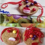Our 'self portrait' biscuits
