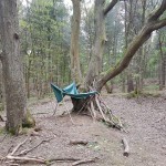 We had fun making our own dens