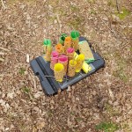 We enjoyed making some bird feeders using tubes, peanut butter and seeds