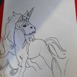 On of our children showed us her talent for drawing with this amazing picture of a unicorn