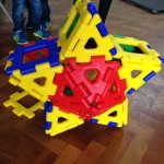 Two of our children were so proud of there Polydron star