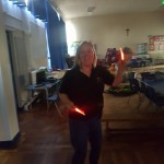Fay definitely enjoyed Clubbercise!