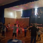 Plus we had Clubbercise in to do some fun exercise with us.