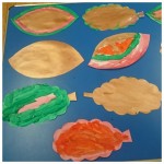 Our colourful painted autumn leaves