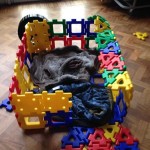 Some of our children made a fantastic house, complete with path
