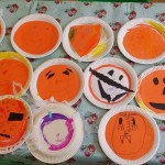 Getting in the mood for Halloween, pumpkin plates!