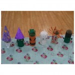 Getting all ready for Halloween with some cardboard tube monsters