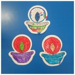 Celebrating Diwali with these lovely diva lamp colouring pictures
