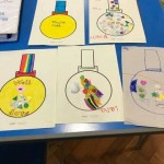 The children did a great job on these medals for remembrance day