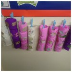 Our Christmas crackers are ready. wonder what treats are inside them!