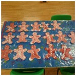 our wonderful wax resist gingerbread people