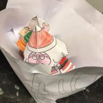 2 of our children made their own sleigh for their santas