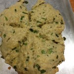 our tasty cheese and chive bread