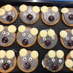 We had fun making these koala biscuits for Australia day