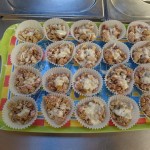 We made rocky road using white chocolate