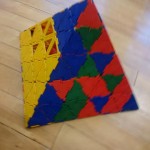 Here's some great pyramid building by one of our children