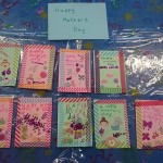 Making our Mums cards ready for Mothers Day