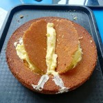 We also made a giant Butterfly cake