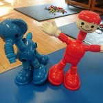 one of our children had fun building with the popoids