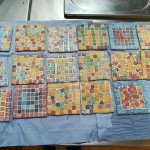 During the 1st week of the summer holiday club we made these fantastic mosaic coasters