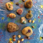 We enjoyed decorating these stones