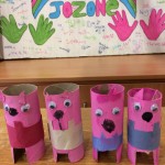 and our 3 little pigs