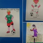 Celebrating the start of the World Cup with colouring...