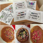 We made cards and cakes for our dads for fathers day