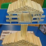 We made this birdhouse out of the building blocks
