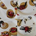 We got creative and made some bugs out of icing.