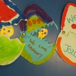 We got creative with our Easter cards