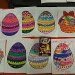 We held an Easter Colouring competition