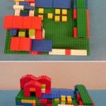 One child got very creative with the Lego