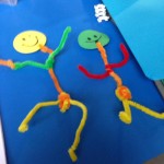 We had fun making pipe cleaner people