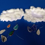 We made these fantastic raindrop mobiles