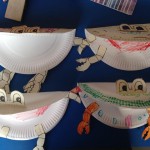We had an under the sea week and started off by making paper plate crabs